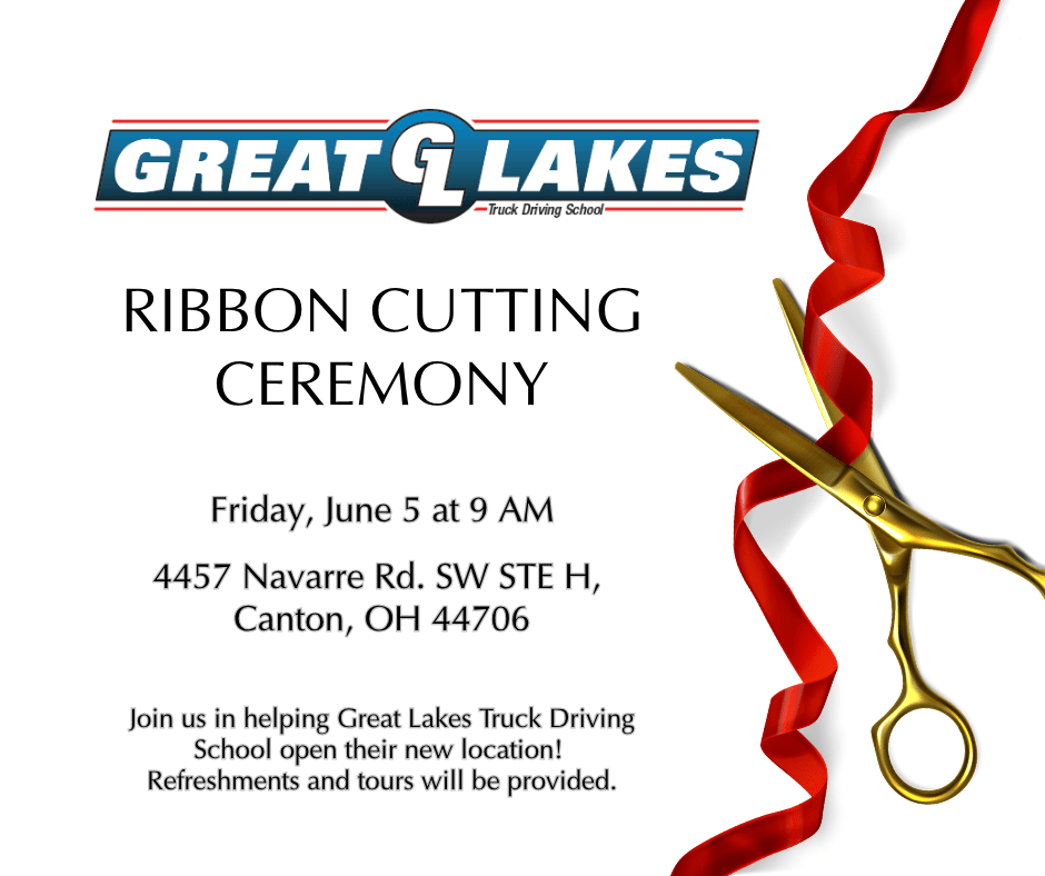 Great Lakes Truck Driving School Ribbon Cutting
